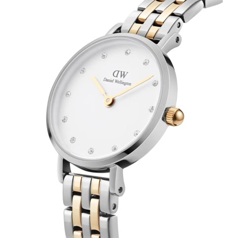 Daniel Wellington Orologio Solo Tempo Petite Lumine 5 Link Two-Tone 28mm DW00100616