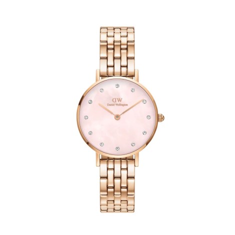 Daniel Wellington Orologio Solo Tempo Petite Lumine 5 Link Melrose 28mm DW00100617