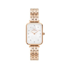 Daniel Wellington Orologio Solo Tempo Quadro Lumine 5 Link Melrose 28mm DW00100620
