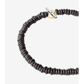 Bracciale Dodo Rondelle Titanio e Oro Giallo 18Kt