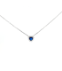 Collana Cuore Argento 925 Zirconi Colorati