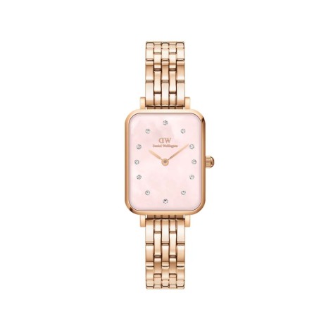 Daniel Wellington Orologio Solo Tempo Quadro Lumine 5 Link Melrose 20x26 DW00100621