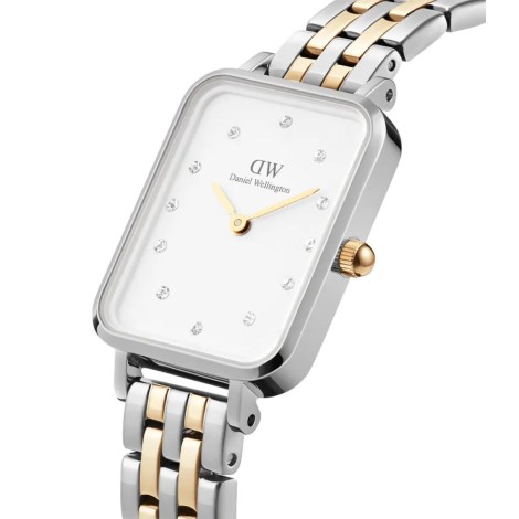 Daniel Wellington Orologio Solo Tempo Quadro Lumine 5 Link Two-Tone 20x26 DW00100625