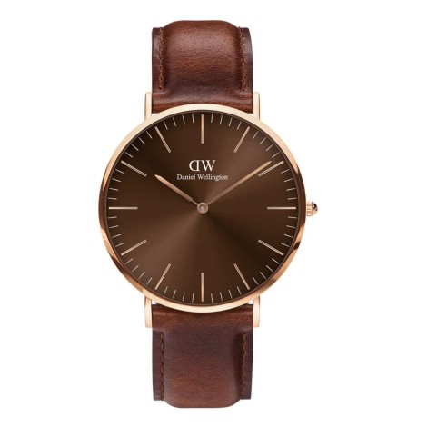 Daniel Wellington Orologio Uomo Classic St Mawes Amber 40mm DW00100627