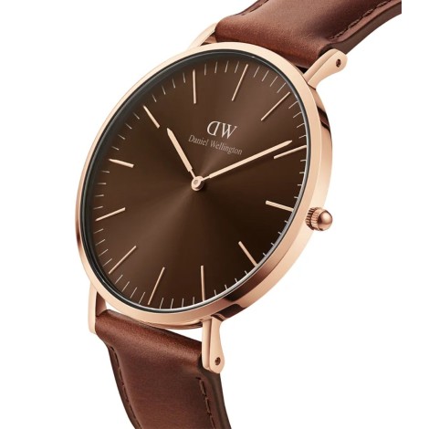 Daniel Wellington Orologio Uomo Classic St Mawes Amber 40mm DW00100627