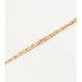 Bracciale PDPaola Mini Iniziale Argento Placcato Oro Giallo 18kt