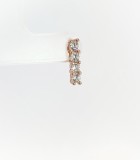 Orecchino Creola Cerchio Da Uomo In Argento Sterling 925, Stile - Foto 4