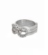 Anello Fascia Oro Bianco 18kt e Diamanti Bianchi 0,50 ct