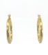 Orecchini Cerchio Argento 925 Dorato 3cm