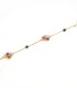 Bracciale Fiorellini Passanti Oro Giallo 9Kt Zirconi Colorati
