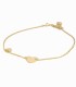 Bracciale Cuore Oro Giallo 9Kt