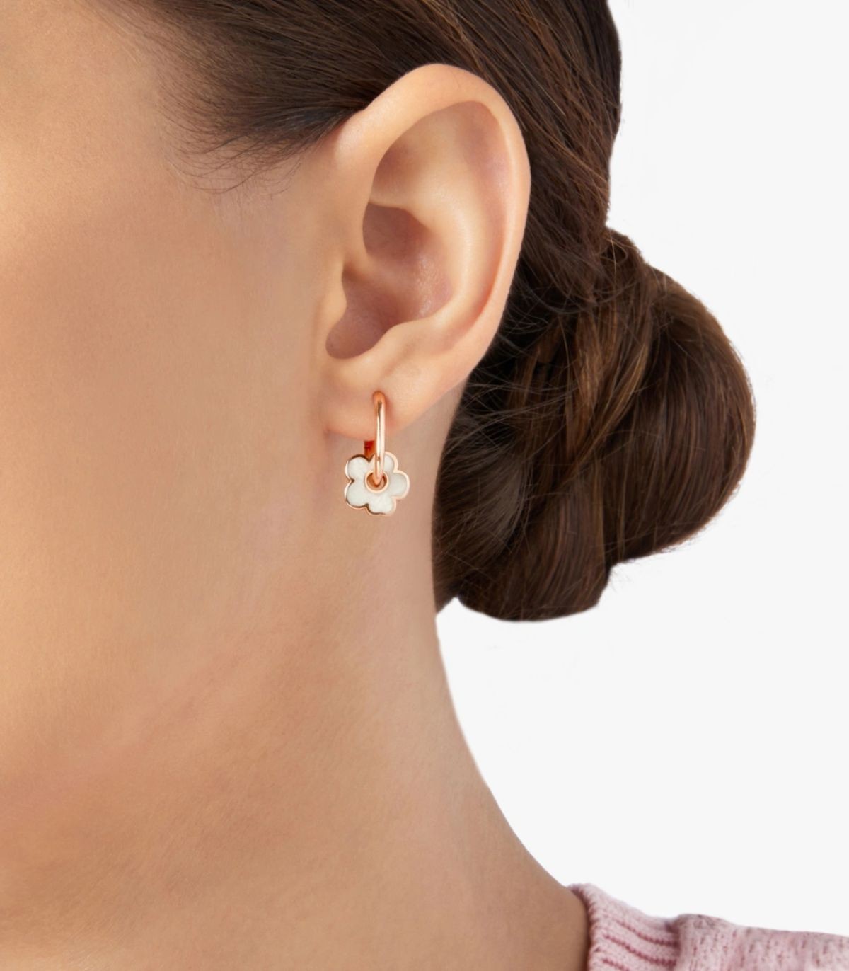 SOFIA MILANI Orecchini Pendenti A Fiore In Argento 925 Con Placcatura Oro – Gioiello Elegante E Ipoallergenico