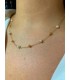 Collana Oro Giallo 9kt Perle Sfere Passanti