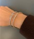 Bracciale Rigido Argento 925 Zirconi indossato