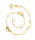 Bracciale Cuori Oro Giallo 9kt