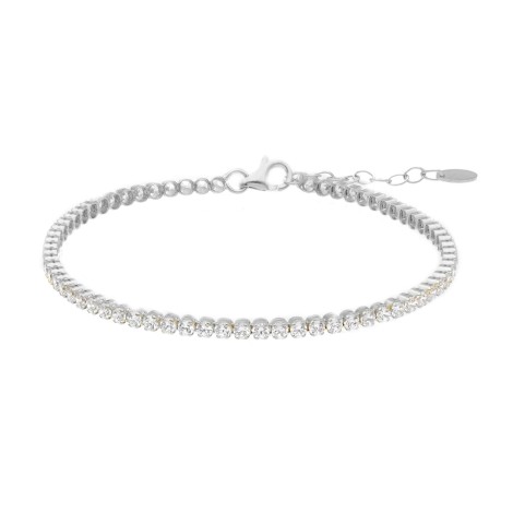 Bracciale tennis zirconi oro bianco hotsell