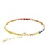 Bracciale Tennis Oro Giallo 9kt Zirconi Multicolor