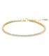 Bracciale Tennis Oro Giallo 9kt Zirconi Bianchi