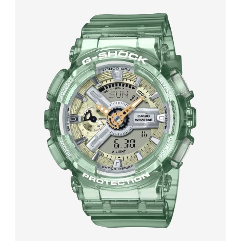 Orologio Casio G-Shock Verde Trasparente GMA-S110GS-3AER