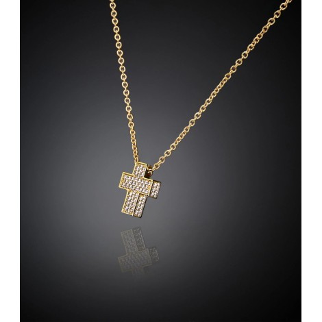 Collana Pendente Chiara Ferragni Squared Cross Small Edizione Limitata J19AWC08