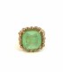 Anello Aperto Argento Dorato Prasiolite ANM62-9A