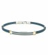 Bracciale Acciaio Blu Oro Giallo Cm 20.5