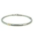 Bracciale Acciaio Silver e Oro Giallo Cm 19