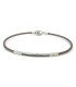 Bracciale Acciaio Marrone Oro Giallo Cm 20.5