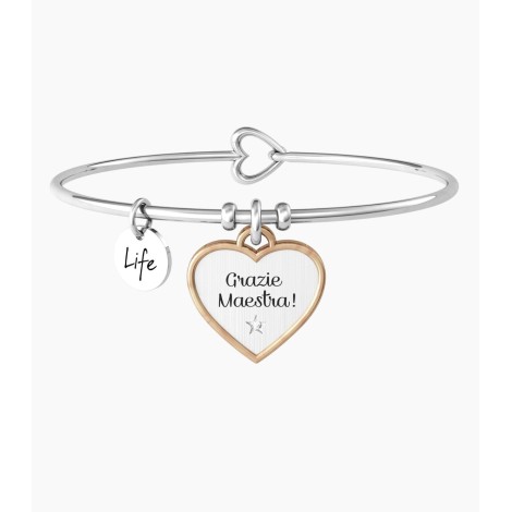 Bangle Con Cuore Kidult Grazie Maestra 732001