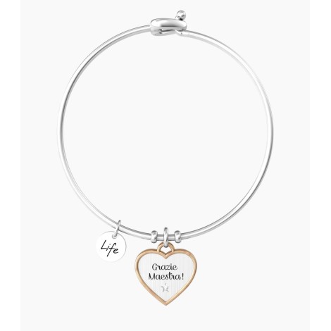 Bangle Con Cuore Kidult Grazie Maestra 732001