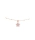 Bracciale Argento Rosato con Stella pendente