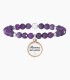 Bracciale Elastico Con Ametista Kidult Mamma Sei Unica 732153