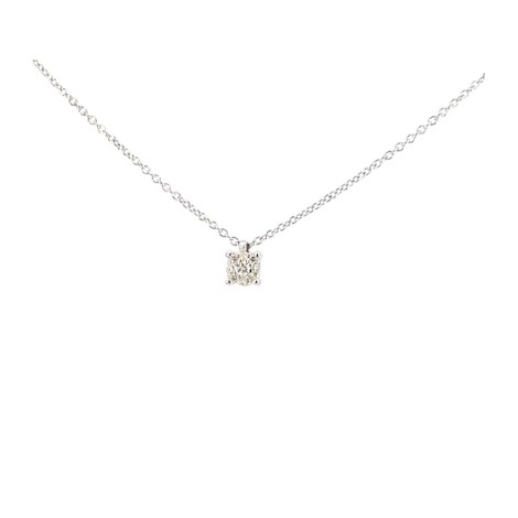 Collana Punto Luce Magic Oro Bianco 18kt Diamante E/F SI