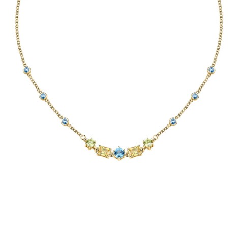 Collana Morellato Collezione Colori Acciaio Cristalli Colorati