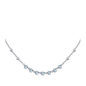 Collana Morellato Collezione Colori Acciaio Cristalli Azzurri