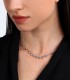 Collana Morellato Collezione Colori Acciaio Cristalli Azzurri