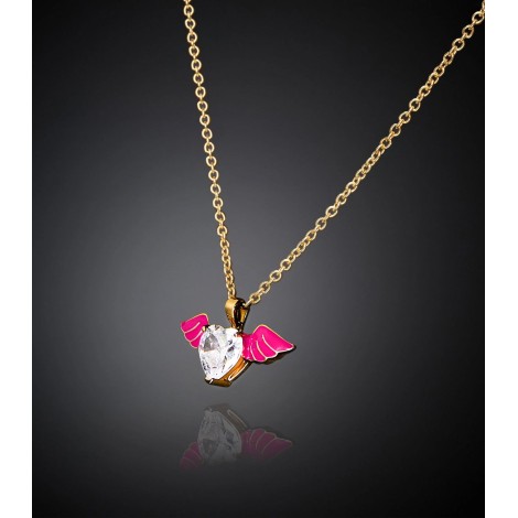 Collana Chiara Ferragni Cupido Edizione Limitata Smalto Colorato J19AVH05