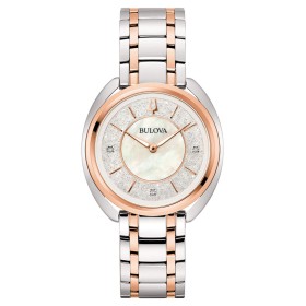 Bulova Duality Lady Diamonds 98P219 Orologio Acciaio Bicolor Donna