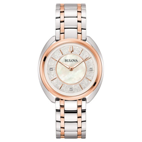 Bulova Duality Lady Diamonds 98P219 Orologio Acciaio Bicolor Donna