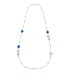 Unoaerre Fashion Jewellery Bronzo Collana Cristalli Rosa/Blu