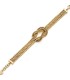 Bracciale Coda Di Volpe Nodo Unoaerre Fashion Jewellery Bronzo Dorato