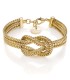 Bracciale Coda Di Volpe Nodo Unoaerre Fashion Jewellery Bronzo Dorato