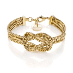 Bracciale Coda Di Volpe Nodo Unoaerre Fashion Jewellery Bronzo Dorato