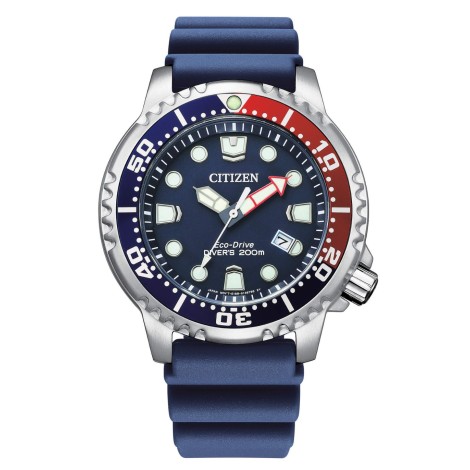 Orologio Citizen Promaster Diver's Blu/Rosso Uomo BN0168-06L