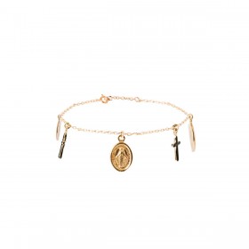 Bracciale Donna Raggi Modello Rosario in Argento 925
