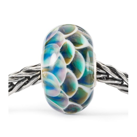 Beads Trollbeads Riflessi Di Sirena Collezione La Vita è un miracolo Argento Vetro TGLBE-20376