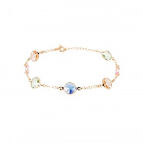 Bracciale Donna Raggi Pietre Multicolor in Argento 925