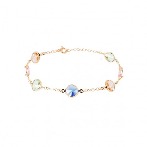 Bracciale Donna Raggi Pietre Multicolor in Argento 925