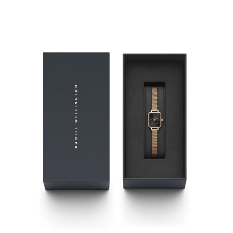 Orologio Daniel Wellington Quadro Mini Melrose Onice DW00100647