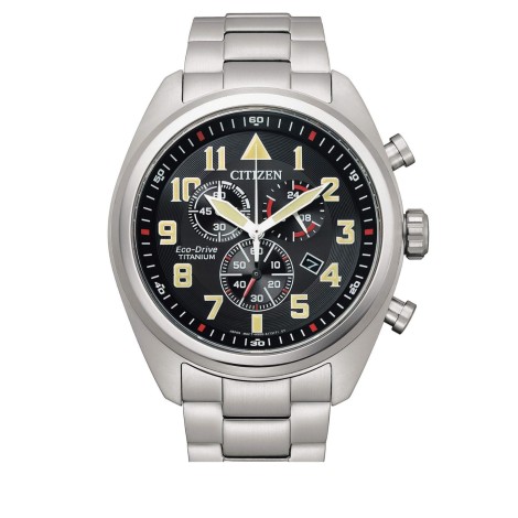 Orologio Citizen Crono Super Titanio 2480 Nero AT2480-81E